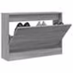vidaXL Armoire à chaussures sonoma gris 80x21x57 cm bois d'ingénierie