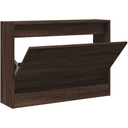 Vidaxl - Armoire à chaussures chêne marron 80x21x57 cm Bois d'ingénierie
