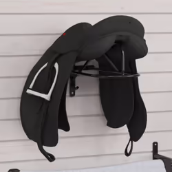 Ce porte-selle mural garde votre harnachement propre, organisé et prêt à l’emploi. Construction durable et robuste : ce porte ...