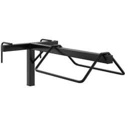Porte-selle mural noir fer Vidaxl
