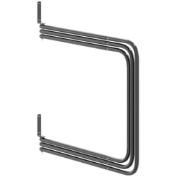 Vidaxl - Support de tapis de selle 3 bras noir fer