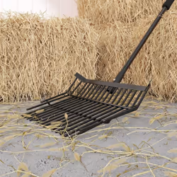 Cette tête de fourche d'écurie pour chevaux peut faciliter votre travail à la ferme et vous faire gagner du temps et de l'éne ...