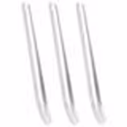 vidaXL Grattoirs à sueur de cheval 3 pcs argenté aluminium