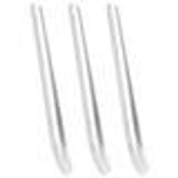 vidaXL Grattoirs à sueur de cheval 3 pcs argenté aluminium