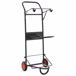 Ce chariot à selle est une solution durable et pratique pour le transport de l'équipement dans une écurie. Matériau durable : ...