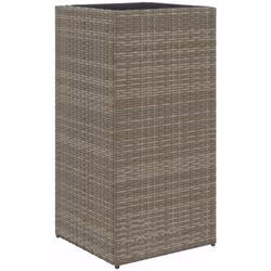 Cette jardinière est un choix idéal pour cultiver une variété de fleurs ou de plantes. Matériau durable : la résine tressée, ...