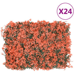 Vidaxl - Clôture Feuilles D'Érable Artificielle 24 Pcs 40x60 Cm