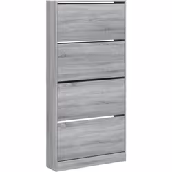 Gardez vos chaussures bien organisées et toujours à portée de main avec cette armoire à chaussures ! Matériau durable : le bo ...