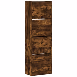 Gardez vos chaussures bien organisées et toujours à portée de main avec cette armoire à chaussures ! Matériau durable : le bo ...