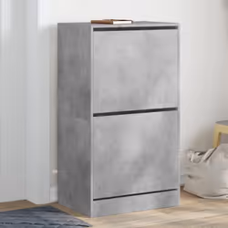 Gardez vos chaussures bien organisées et toujours à portée de main avec cette armoire à chaussures ! Matériau durable : le bo ...