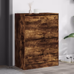 Gardez vos chaussures bien organisées et toujours à portée de main avec cette armoire à chaussures ! Matériau durable : le bo ...