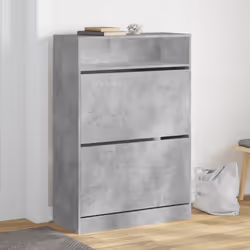 Gardez vos chaussures bien organisées et toujours à portée de main avec cette armoire à chaussures ! Matériau durable : le bo ...