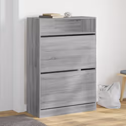 Gardez vos chaussures bien organisées et toujours à portée de main avec cette armoire à chaussures ! Matériau durable : le bo ...