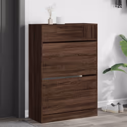 Gardez vos chaussures bien organisées et toujours à portée de main avec cette armoire à chaussures ! Matériau durable : le bo ...