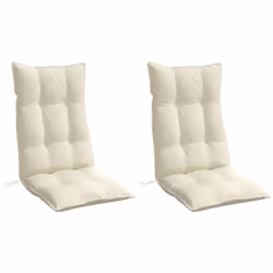Donnez à votre espace de vie extérieur un nouveau look avec ces confortables coussins de chaise à dossier haut en un instant  ...