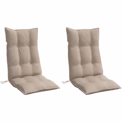 Donnez à votre espace de vie extérieur un nouveau look avec ces confortables coussins de chaise à dossier haut en un instant  ...
