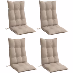 Donnez à votre espace de vie extérieur un nouveau look avec ces confortables coussins de chaise à dossier haut en un instant ...