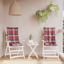 Donnez à votre espace de vie extérieur un nouveau look avec ces confortables coussins de chaise à dossier haut en un instant  ...
