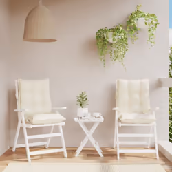 Donnez à votre espace de vie extérieur un nouveau look en un instant avec ces confortables coussins de chaise à dossier bas ! ...