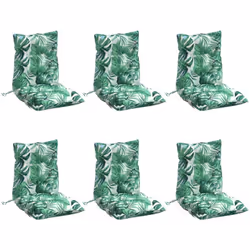 Donnez à votre espace de vie extérieur un nouveau look en un instant avec ces confortables coussins de chaise à dossier bas ! ...