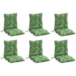 Coussins De Chaise À Dossier Bas Lot De 6 Modèle De Feuille