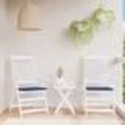 vidaXL Coussins de palette lot de 2 bleu marine 50x50x4 cm