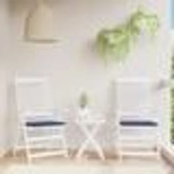 vidaXL Coussins de palette lot de 2 bleu marine 50x50x4 cm