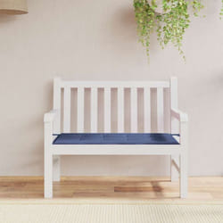 Coussin de banc de jardin bleu marine 100x50x3 cm tissu oxford Vidaxl