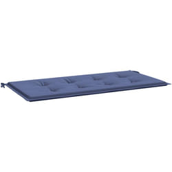 Coussin de banc de jardin bleu marine 120x50x4 cm tissu oxford Vidaxl