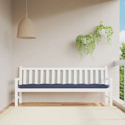 Vidaxl - Coussin de banc de jardin bleu marine 200x50x7 cm tissu oxford