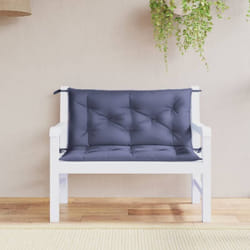Vidaxl - Coussins de banc de jardin lot de 2 bleu marine tissu oxford