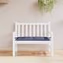 vidaXL Coussin de banc de jardin bleu marine 110x50x7 cm tissu oxford