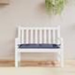 vidaXL Coussin de banc de jardin bleu marine 110x50x7 cm tissu oxford