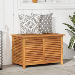 Vidaxl - Boîte de rangement de jardin persiennes 90x50x56 cm bois acacia