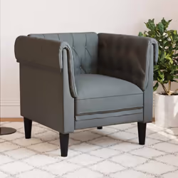 Ce fauteuil Chesterfield est un excellent endroit pour discuter, lire, regarder la télévision ou simplement vous détendre. Il ...