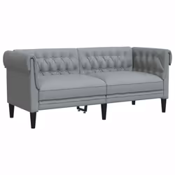 VidaXL 372547, Gris, 2 siège(s), mousse, Polyester, Polywood, Bois, 1825 mm, 745 mm