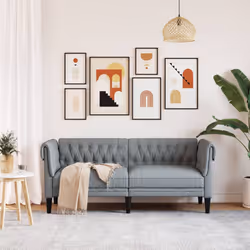 VidaXL 372547 canapé 2 siège(s) Gris