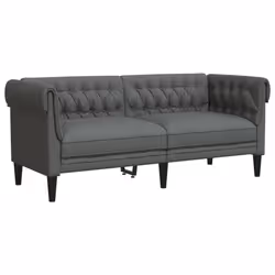 VidaXL 372548, Gris, 2 siège(s), mousse, Polyester, Polywood, Bois, 1825 mm, 745 mm