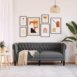 VidaXL 372548 canapé 2 siège(s) Gris