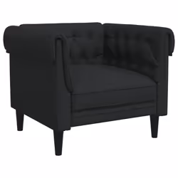 VidaXL 372549, Noir, 2 siège(s), mousse, Polyester, Polywood, Bois, 1825 mm, 745 mm