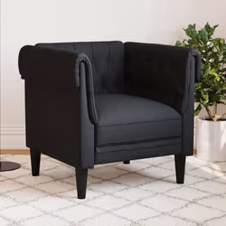 VidaXL 372549 canapé 2 siège(s) Noir