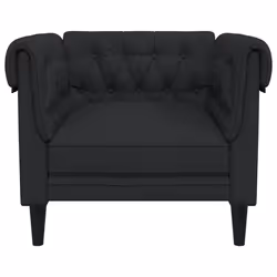 VidaXL 372549 canapé 2 siège(s) Noir - Vue supplémentaire 4