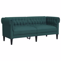 VidaXL 372551, Vert, 2 siège(s), mousse, Polyester, Polywood, Bois, 1825 mm, 745 mm