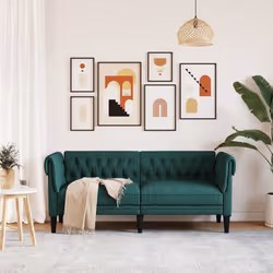 VidaXL 372551 canapé 2 siège(s) Vert