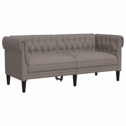 VidaXL 372552, Taupe, 2 siège(s), mousse, Polyester, Polywood, Bois, 1825 mm, 745 mm