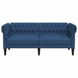 VidaXL 372553 canapé 2 siège(s) Bleu - Vue supplémentaire 4