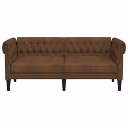 VidaXL 372555 canapé 2 siège(s) Marron - Vue supplémentaire 4