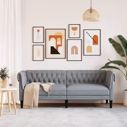 VidaXL 372556 canapé 3 siège(s) Gris