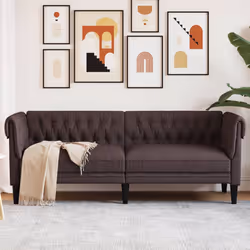 VidaXL 372559 canapé 3 siège(s) Marron - Vue supplémentaire 2