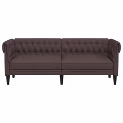 VidaXL 372559 canapé 3 siège(s) Marron - Vue supplémentaire 4